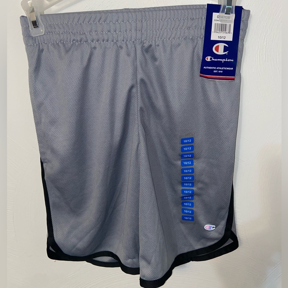 Champion Grey Boys Shorts Size 10/12 New